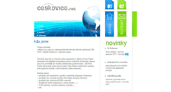 Desktop Screenshot of ceskovice.net